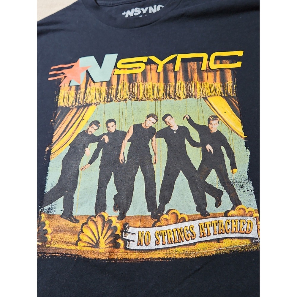 NSYNC No Strings Attached Tour T-Shirt N'Sync Size XL